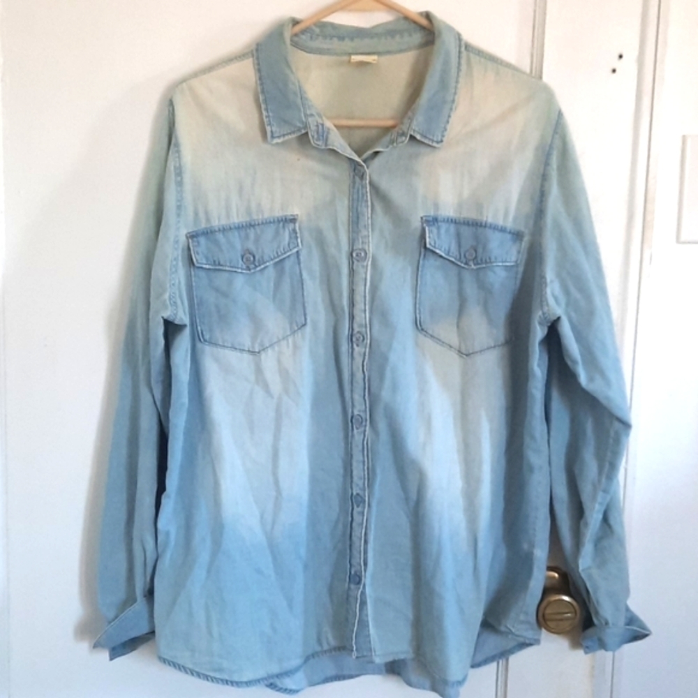 Denim Button Down Shirt